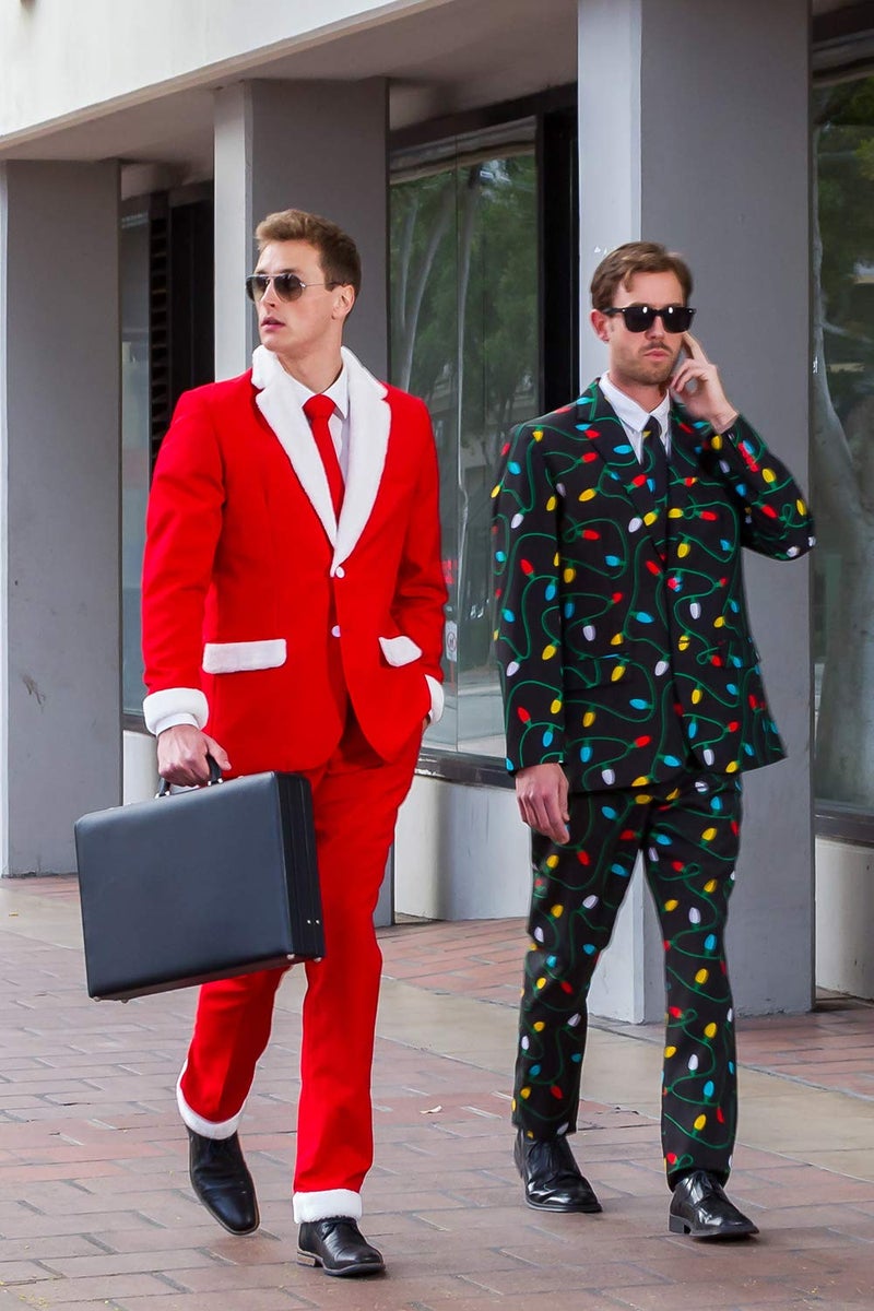 Tipsy Elves Santa Blazer with Tie: 40 - Image 5